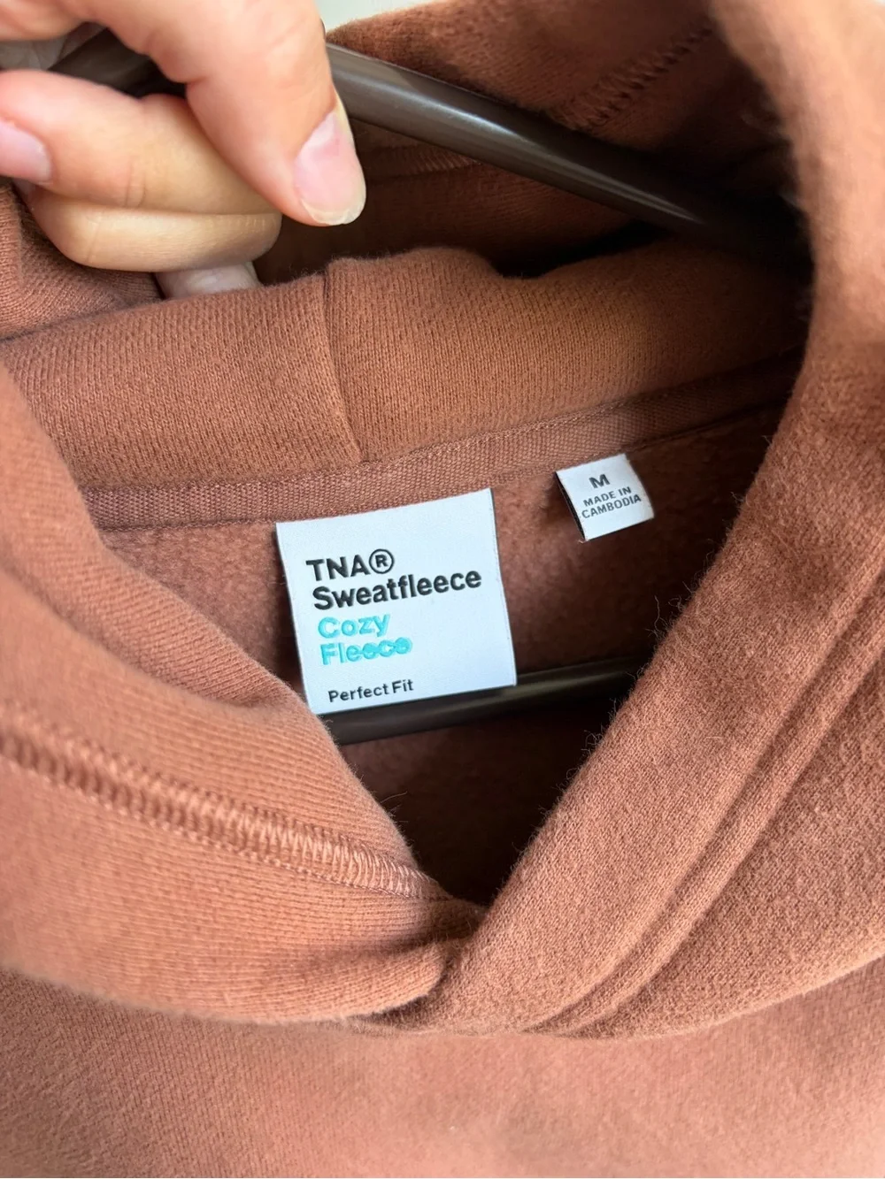 TNA Cozy Fleece Perfect Hoodie Medium - Picture 6 of 8